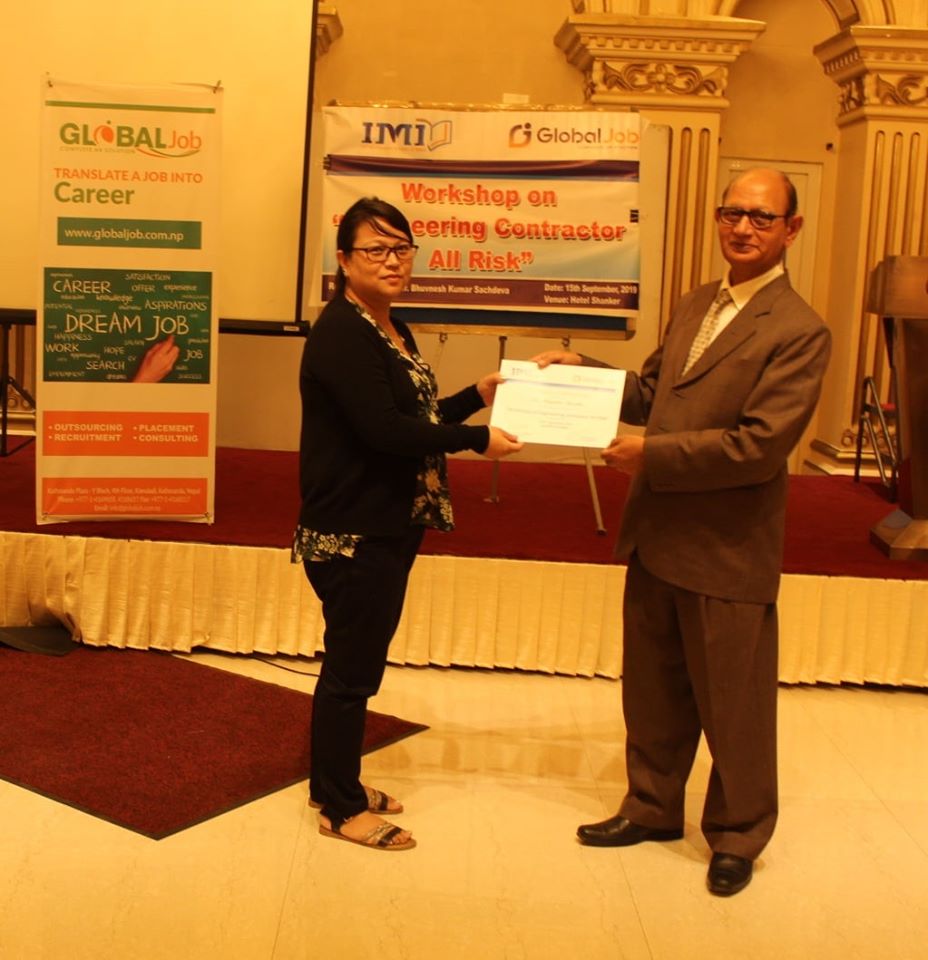 Workshop on Engineering Contract All risk