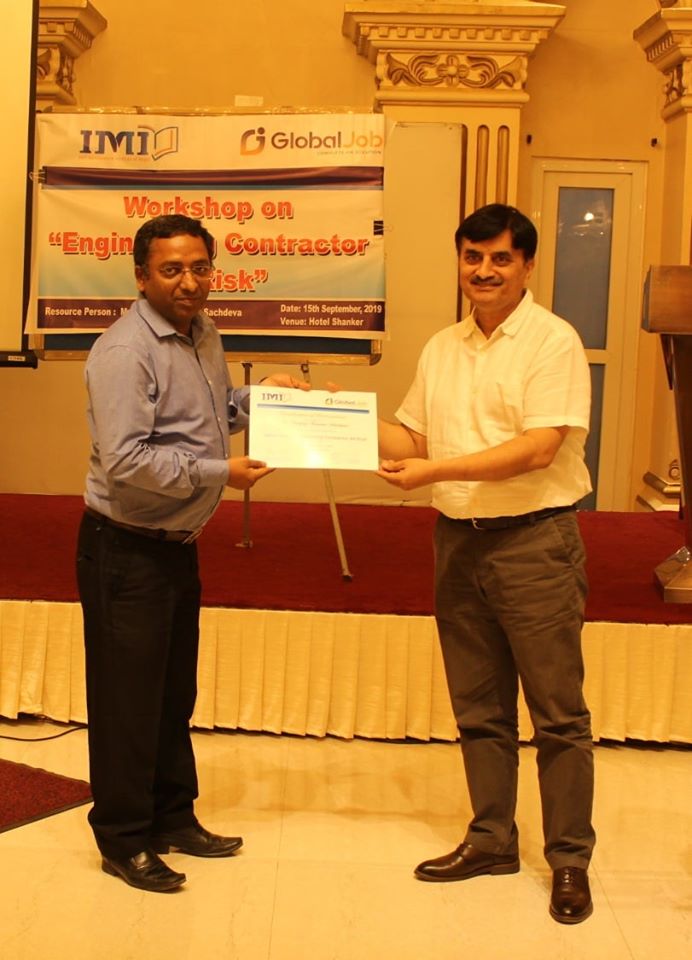 Workshop on Engineering Contract All risk