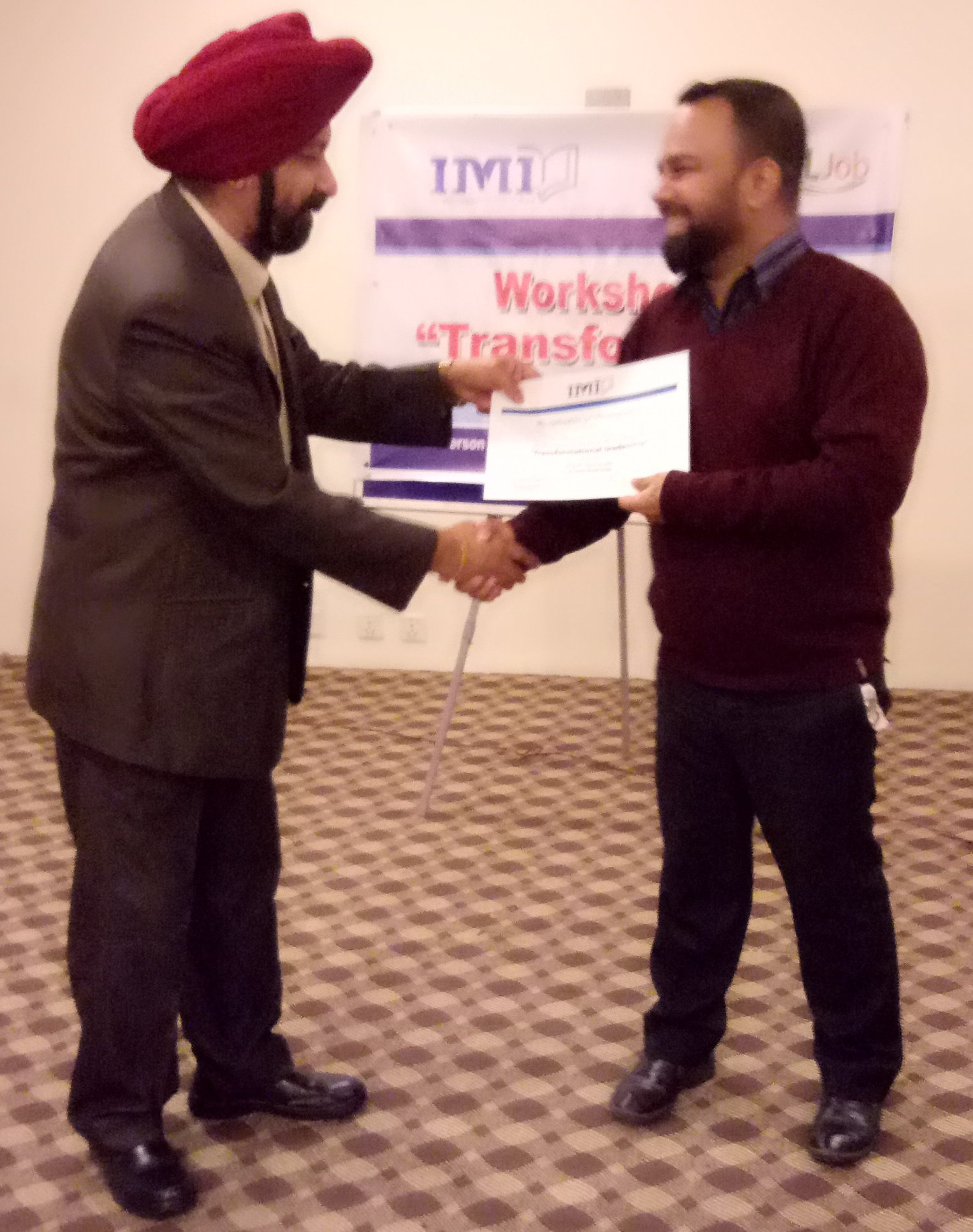 Workshop on "Transformational Leadership"