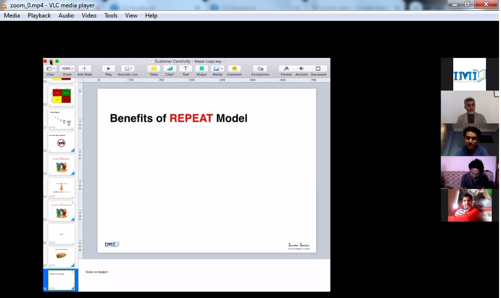 Virtual Training On "Customer Centricity-in COVID Times"