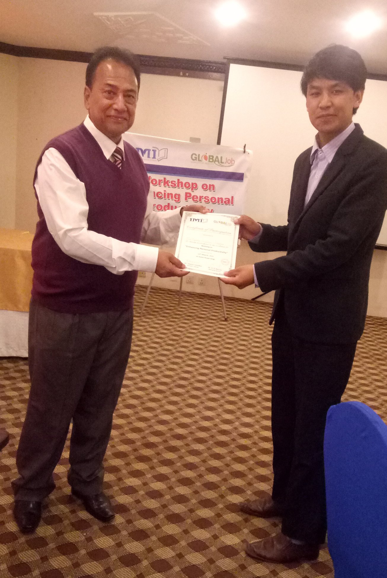 Workshop on "Enhancing Personal Productivity"