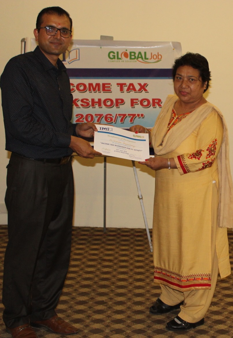 Workshop On Income Tax Workshop for F.Y 2076/77