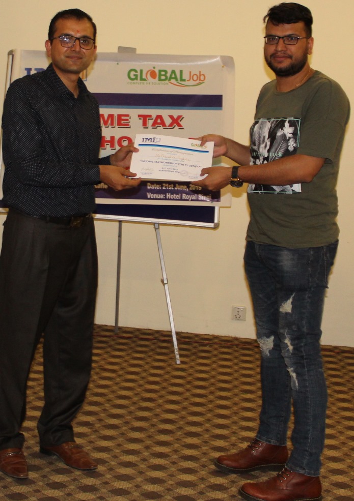 Workshop On Income Tax Workshop for F.Y 2076/77