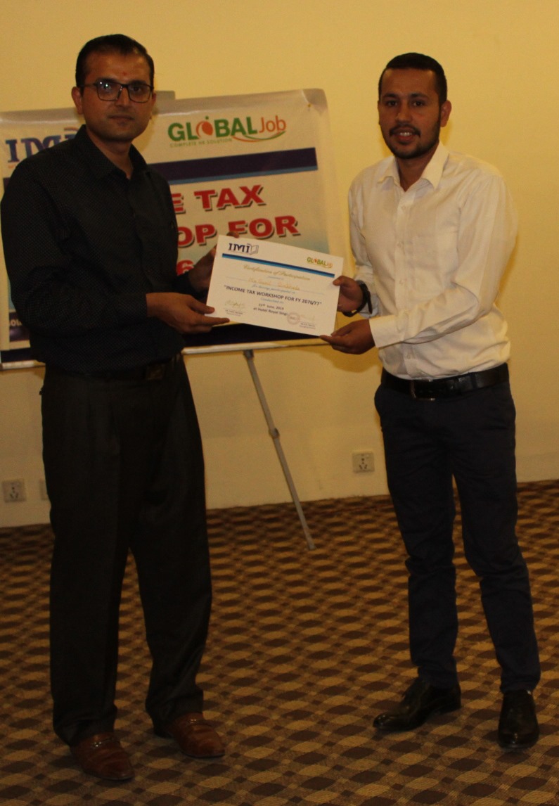 Workshop On Income Tax Workshop for F.Y 2076/77