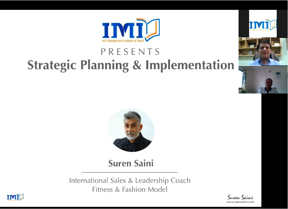 Virtual Training On "Strategic Planning & Implementation”