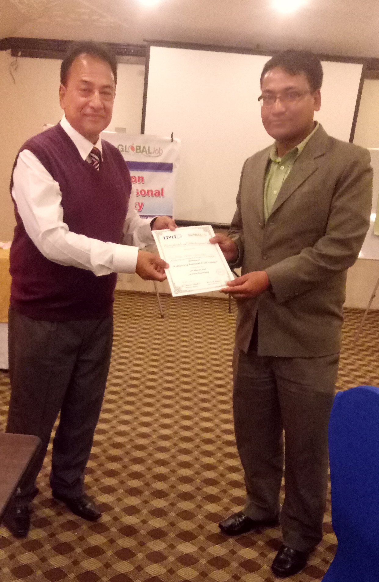 Workshop on "Enhancing Personal Productivity"