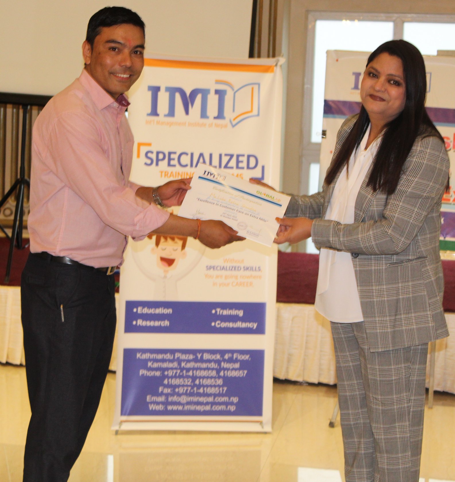 Workshop on Excellence in Customer Care - an Extra Mile