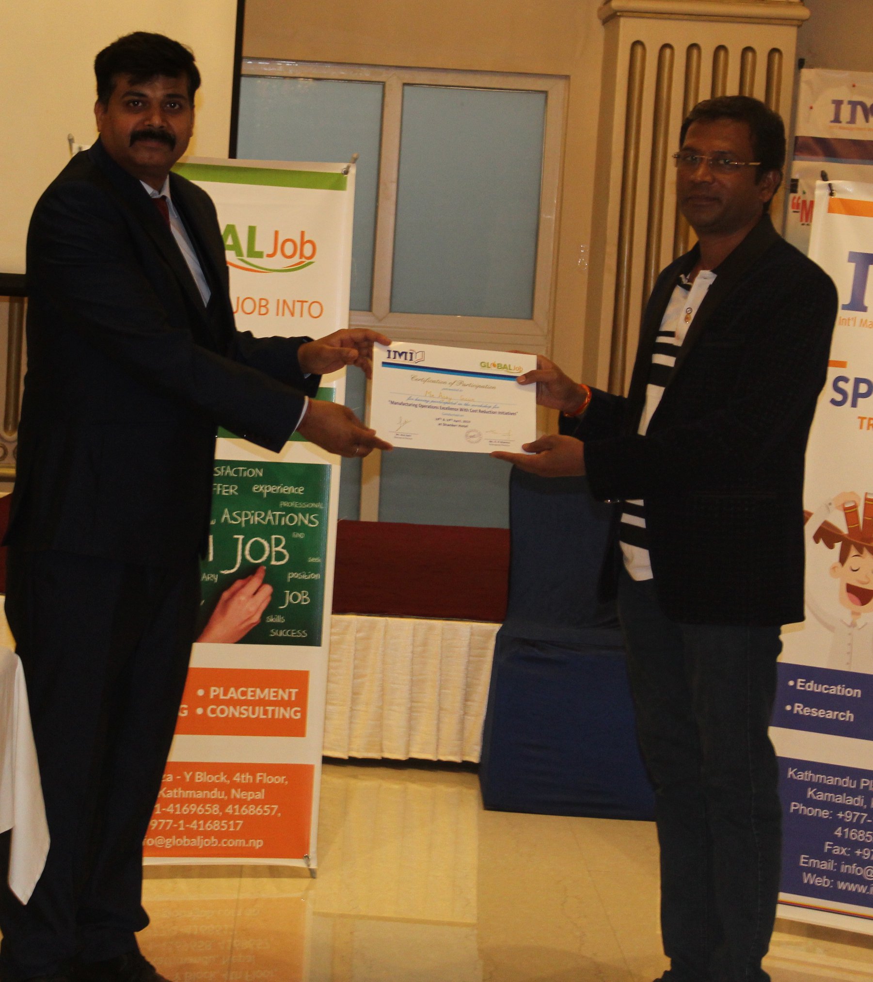 Workshop On Manufacturing OE with Cost Reduction Initiatives