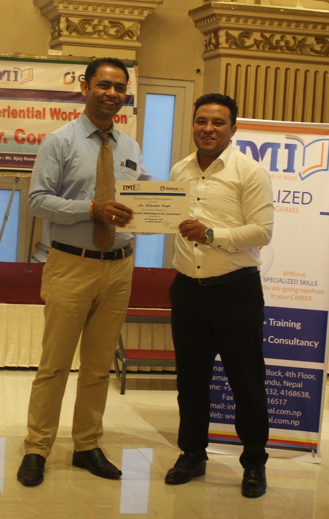 Experiential Workshop on Dr Conversion for MR & Sr. MR