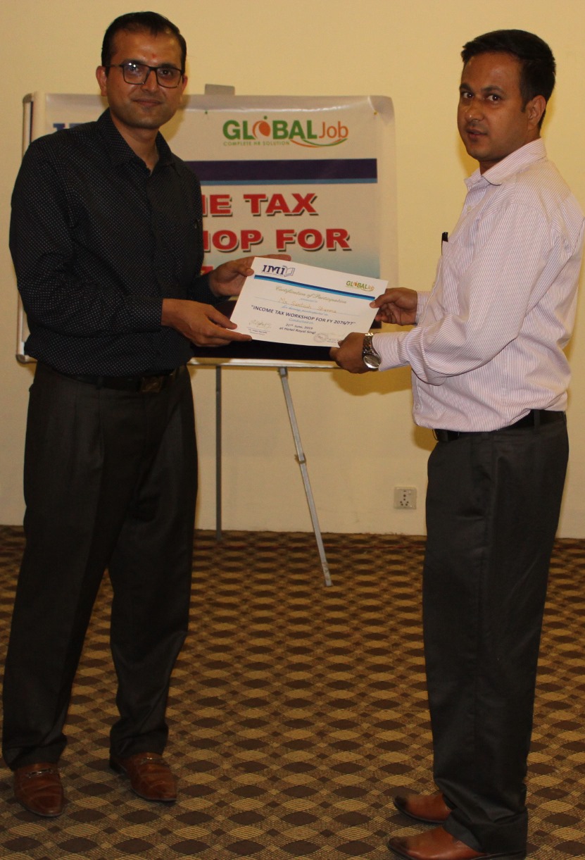 Workshop On Income Tax Workshop for F.Y 2076/77