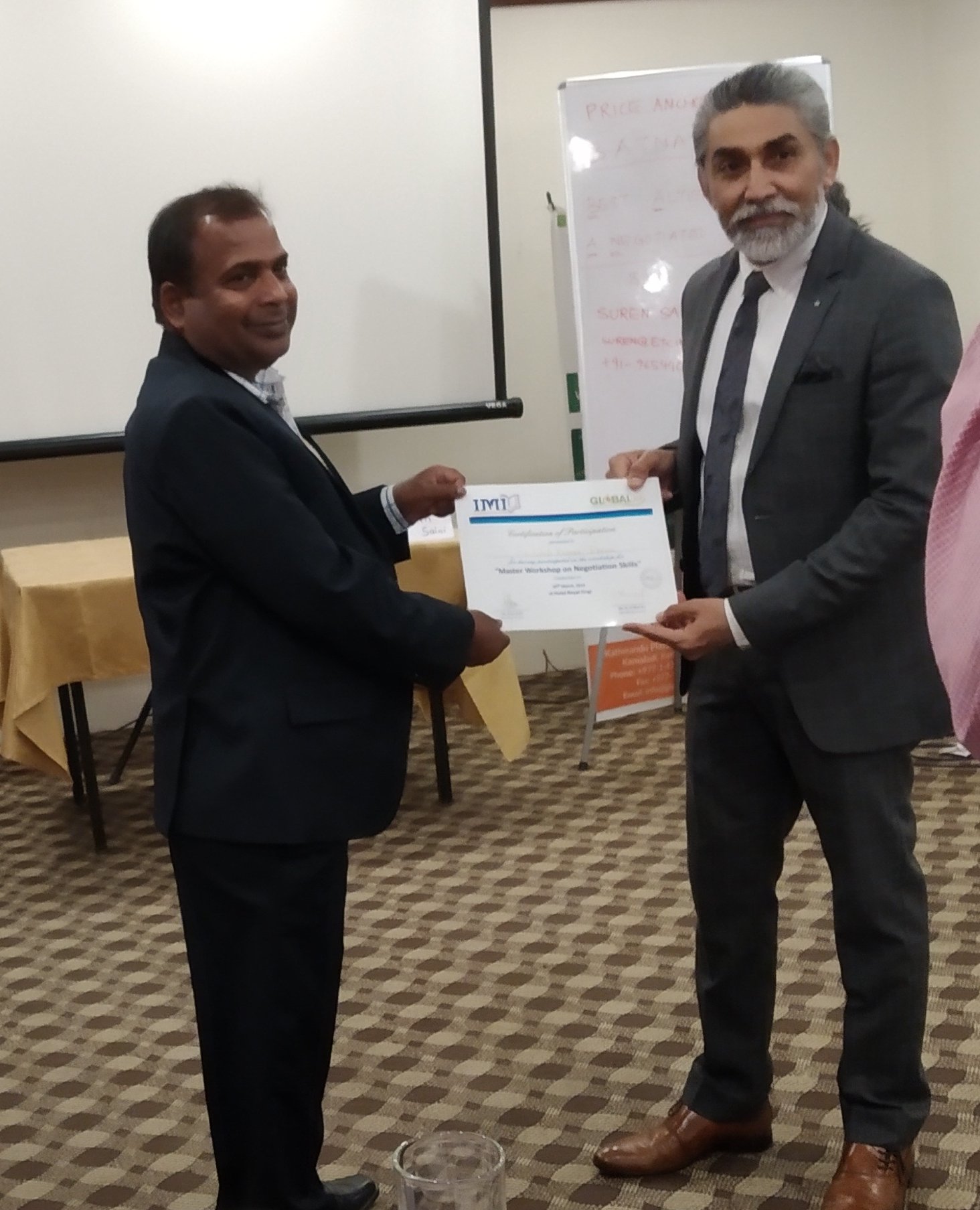 Master Workshop on “Negotiation Skills”