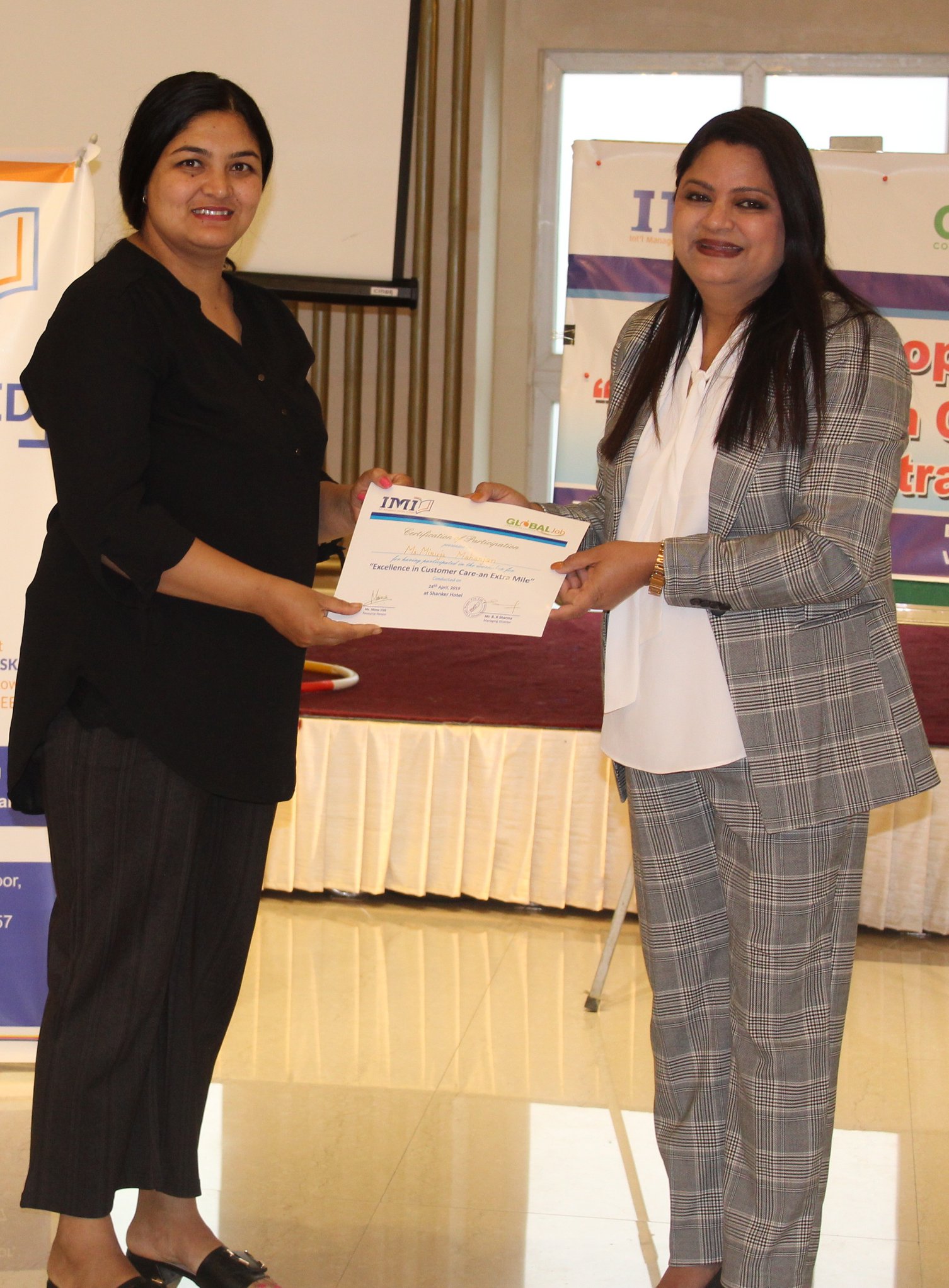 Workshop on Excellence in Customer Care - an Extra Mile