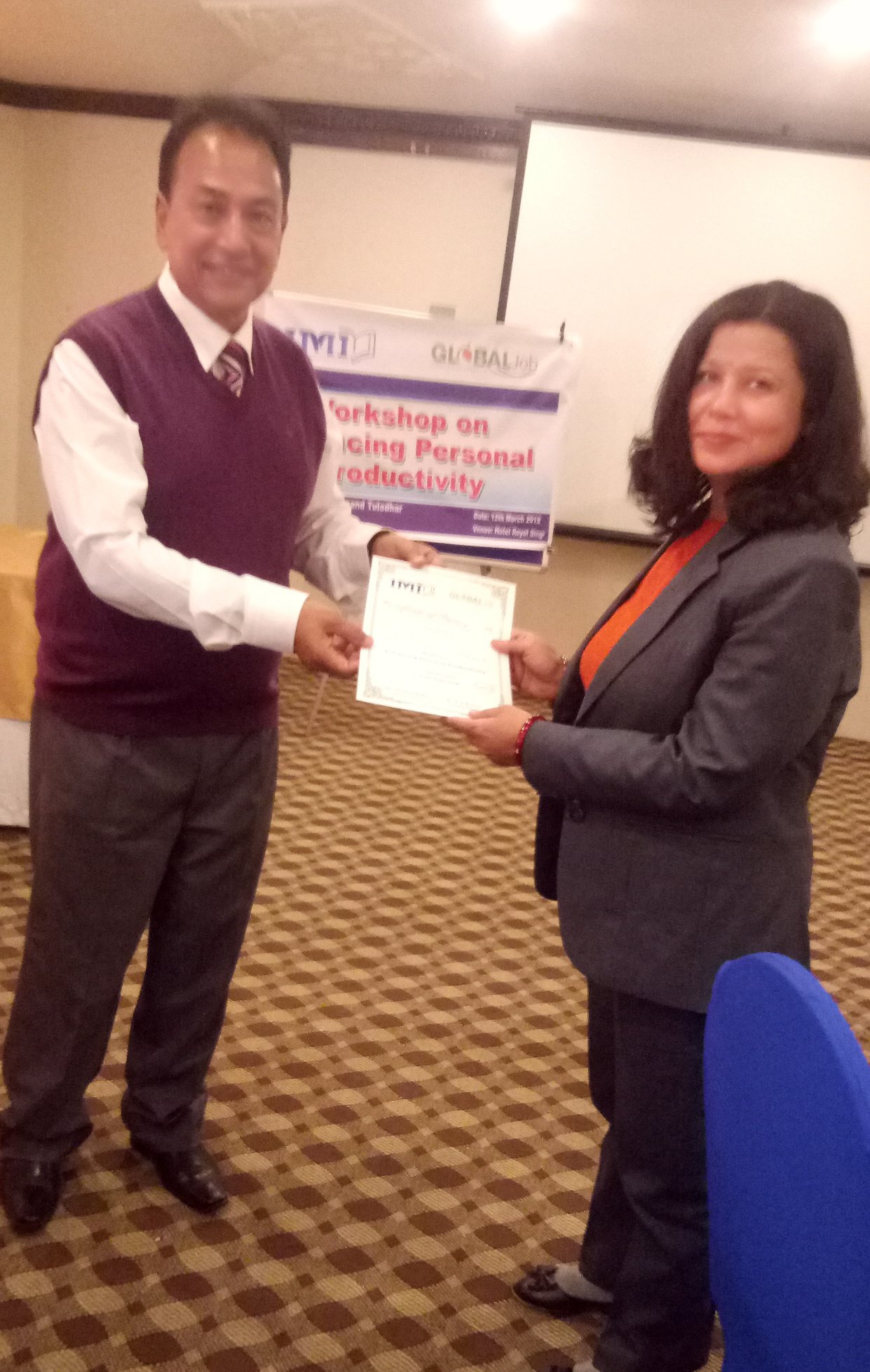 Workshop on "Enhancing Personal Productivity"