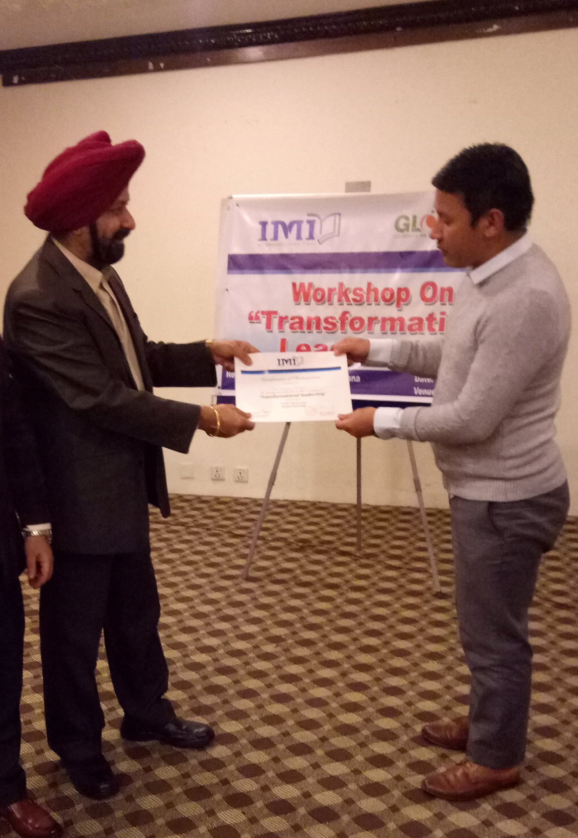 Workshop on "Transformational Leadership"