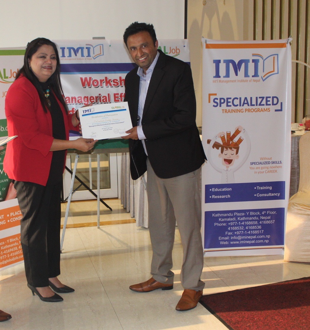 Workshop on Managerial Effectiveness & Performance Enhancement