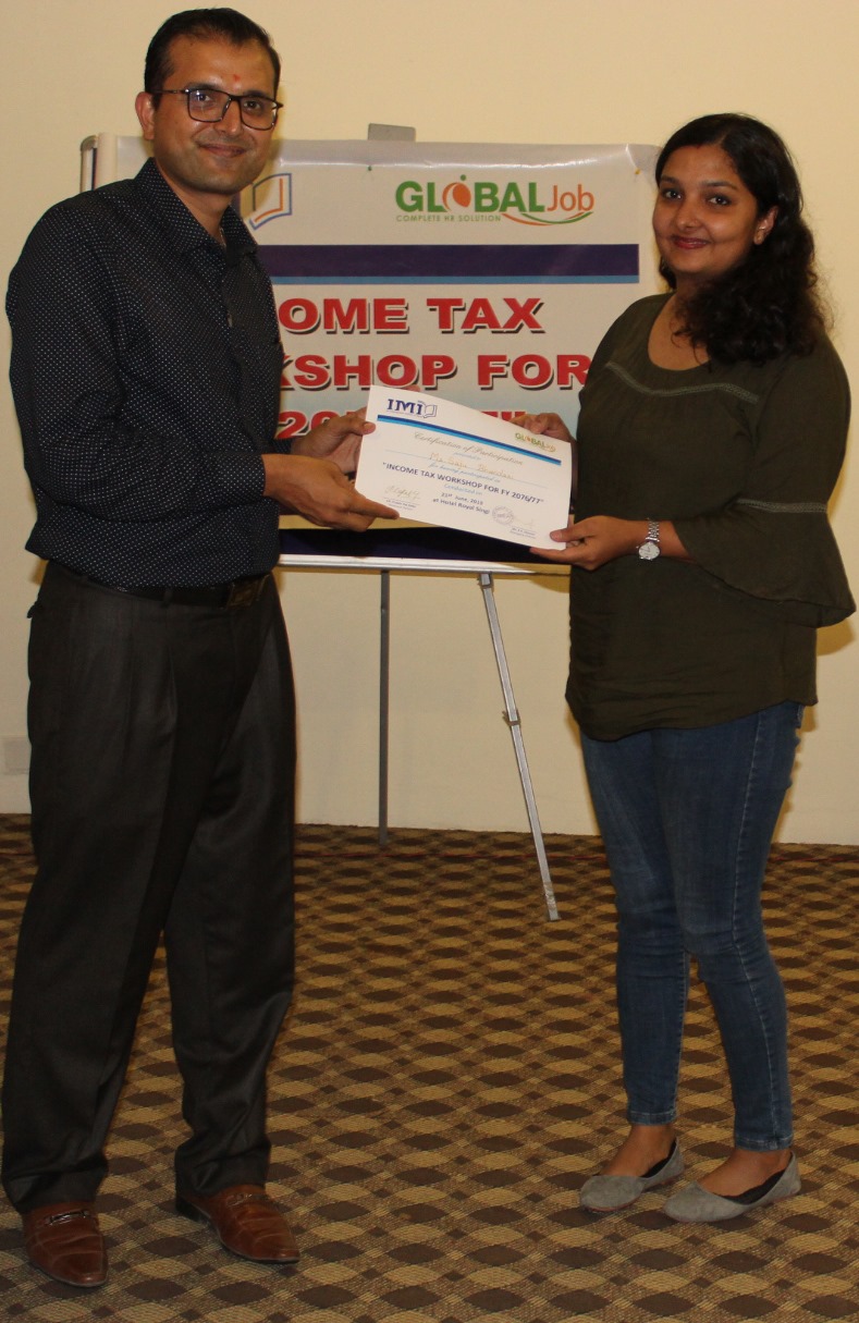 Workshop On Income Tax Workshop for F.Y 2076/77