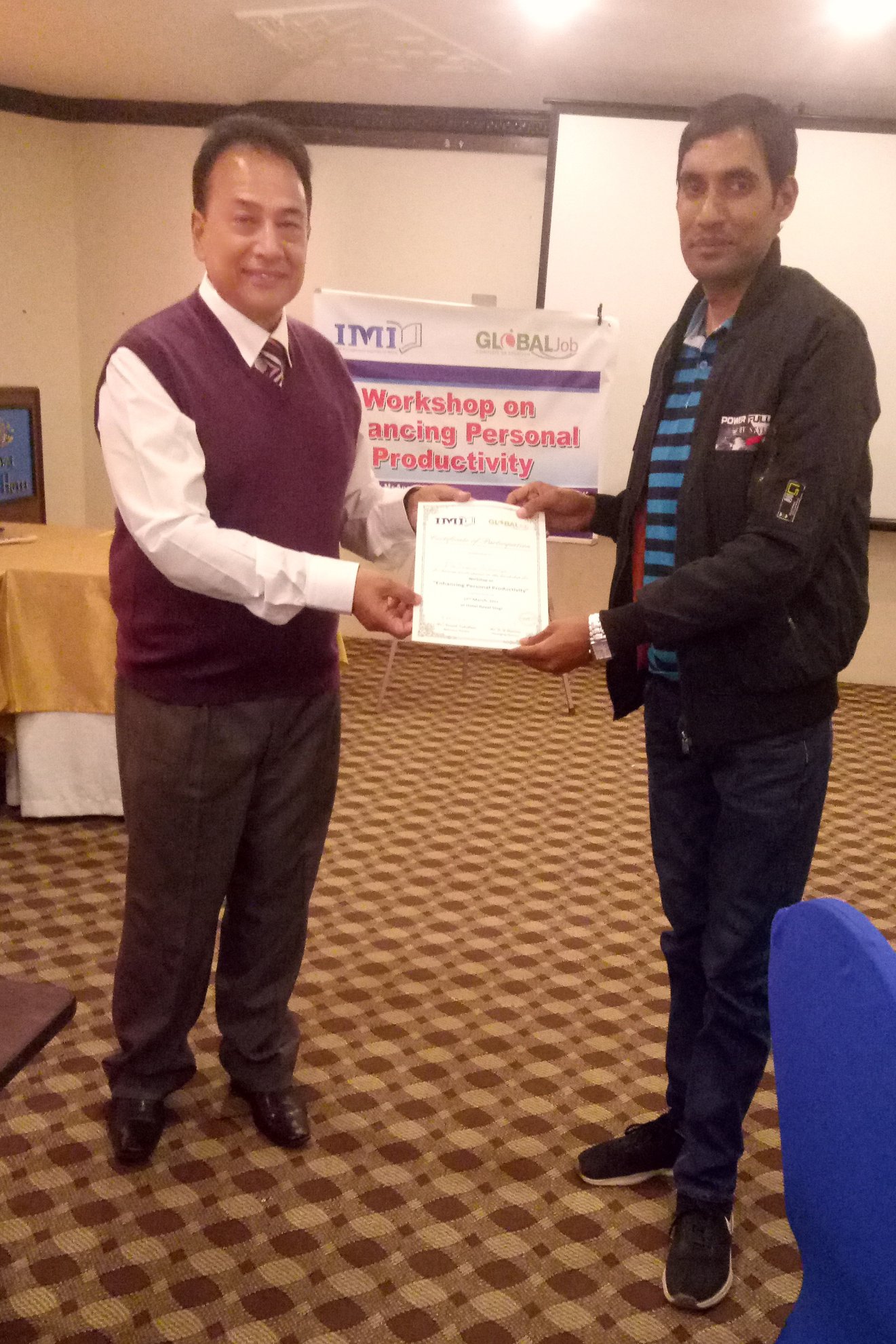 Workshop on "Enhancing Personal Productivity"