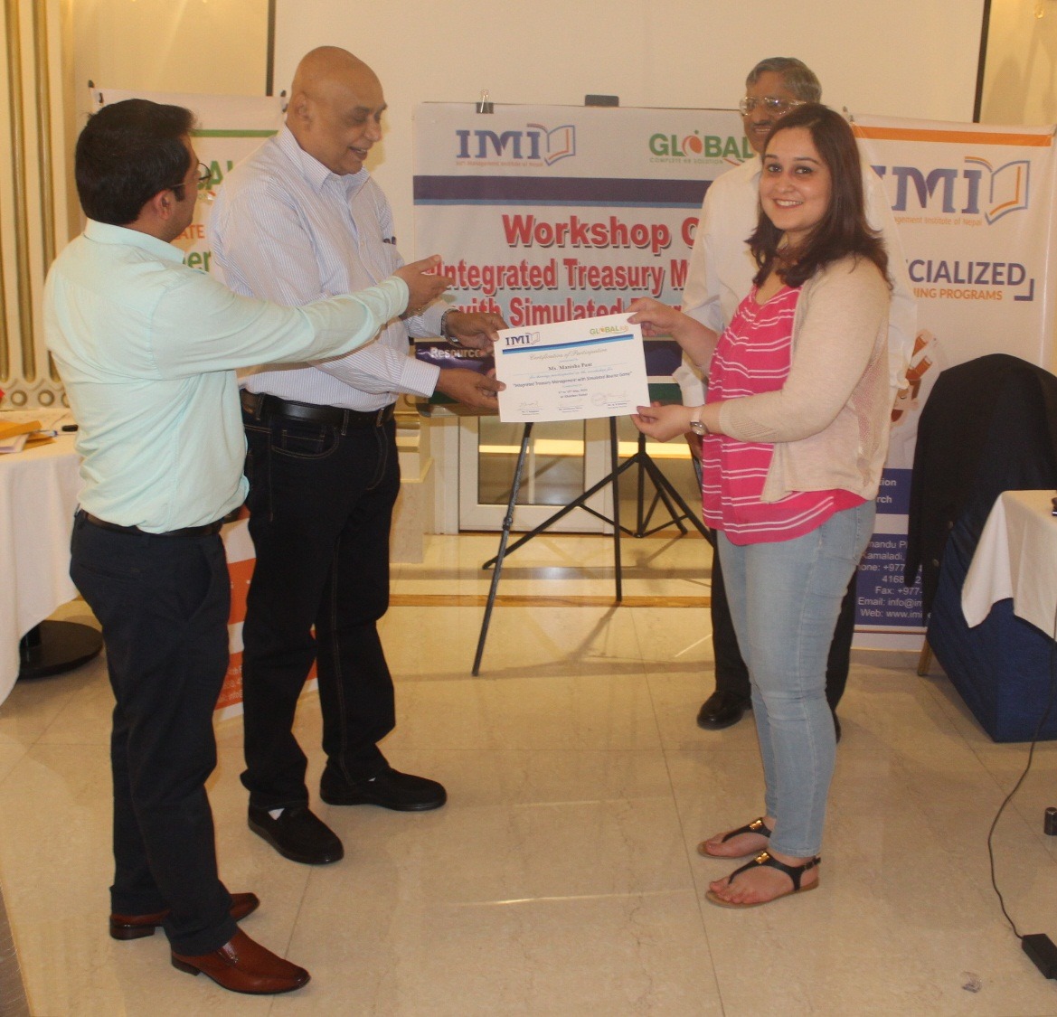 Program on Integrated Treasury Management with Simulated Bourse Game