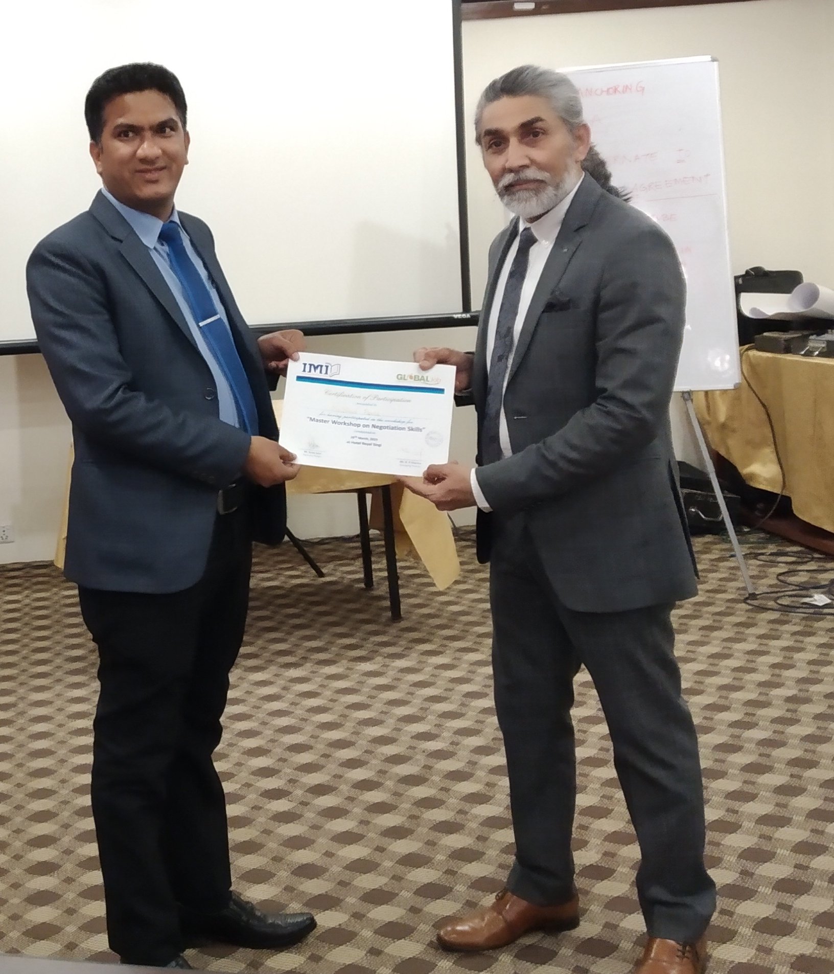 Master Workshop on “Negotiation Skills”