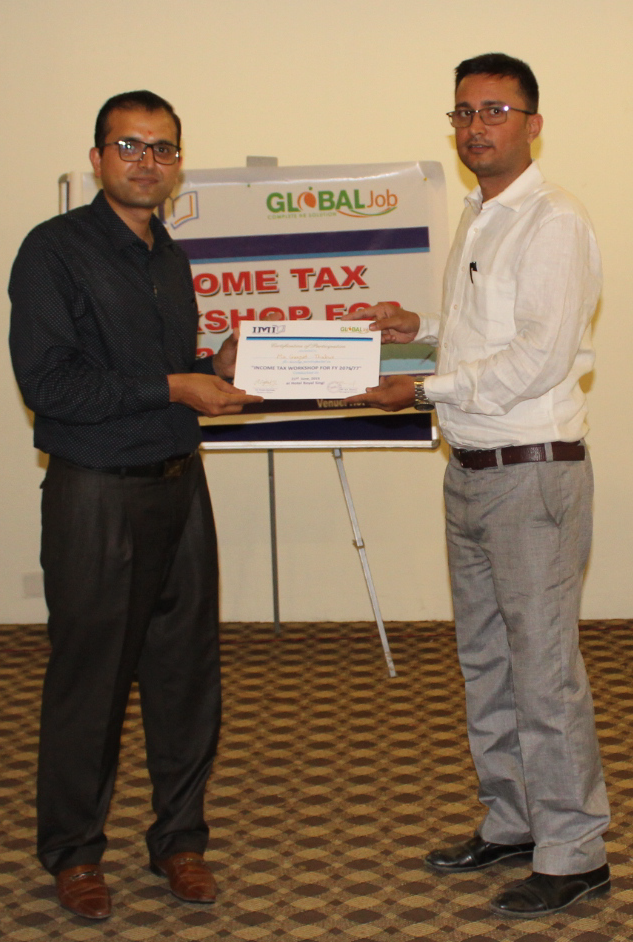 Workshop On Income Tax Workshop for F.Y 2076/77