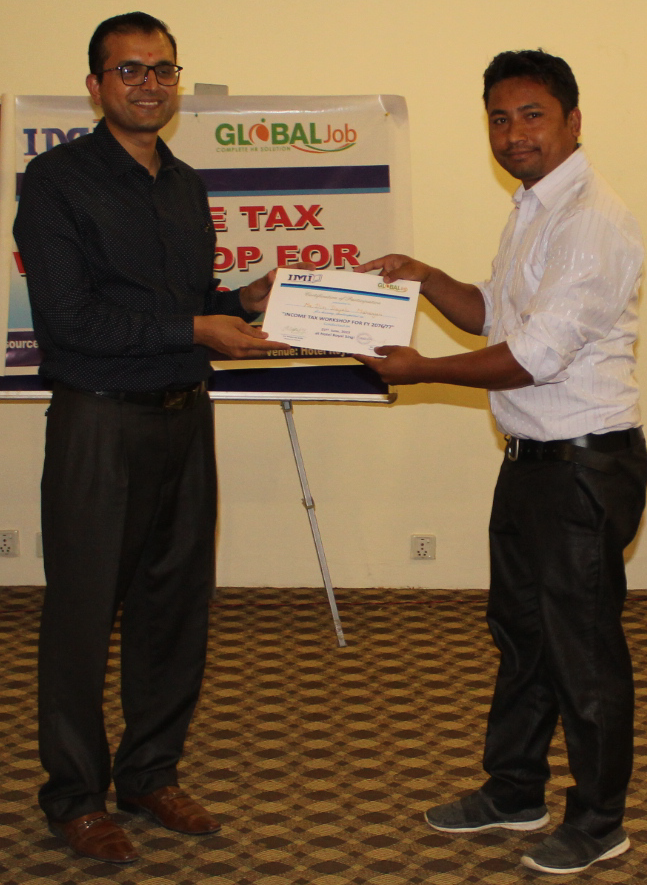 Workshop On Income Tax Workshop for F.Y 2076/77