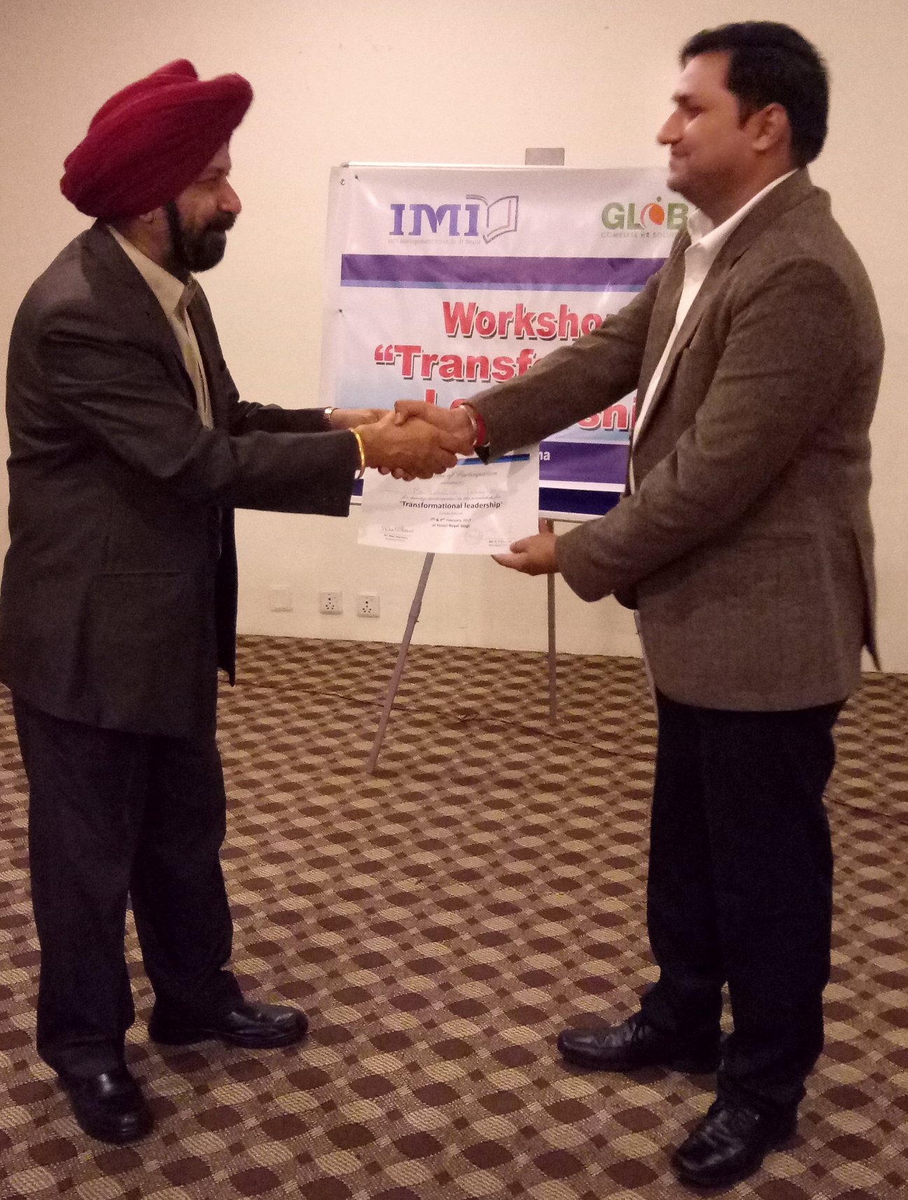 Workshop on "Transformational Leadership"