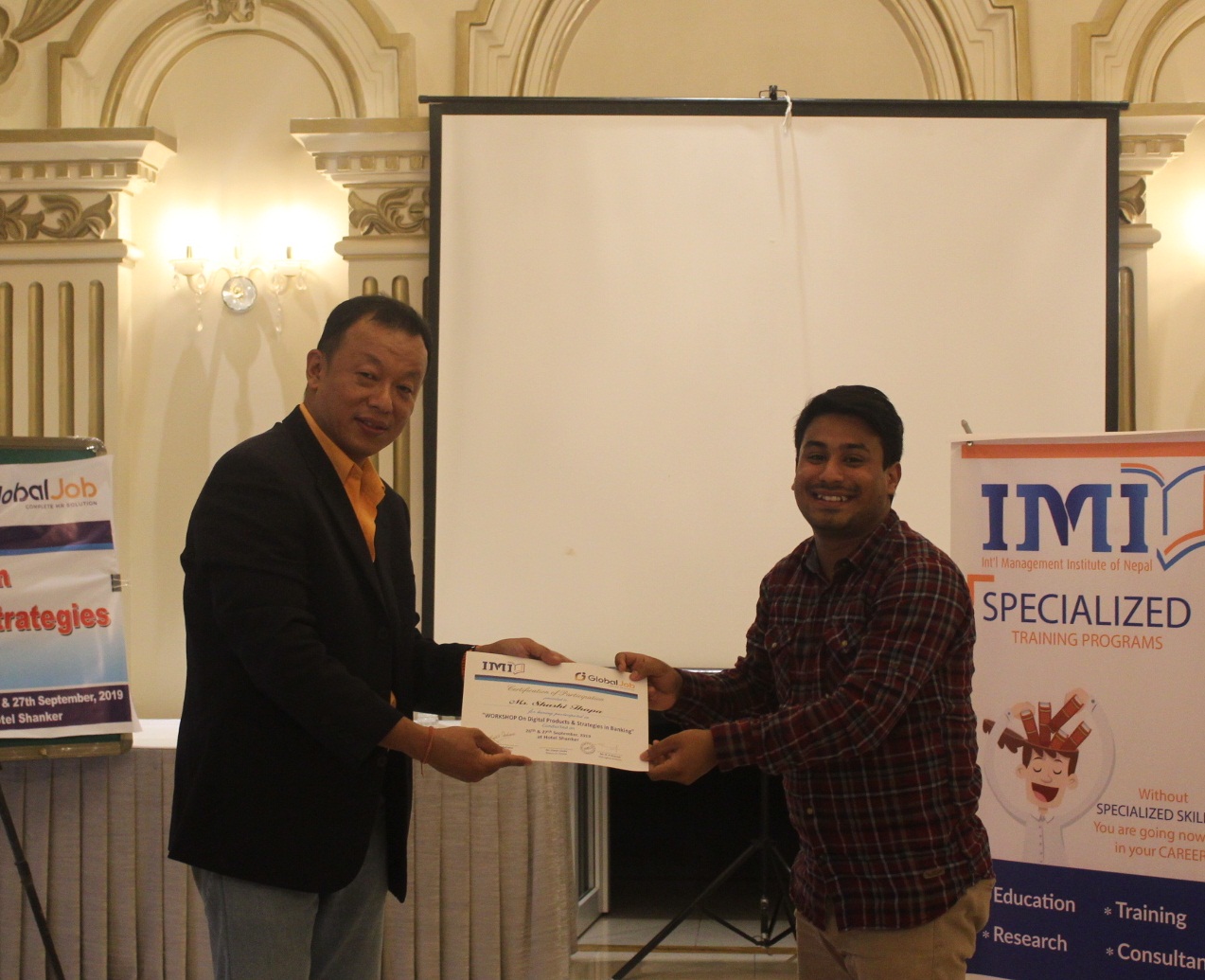 WORKSHOP on Digital Product & Strategies in Banking 26th & 27th Sept