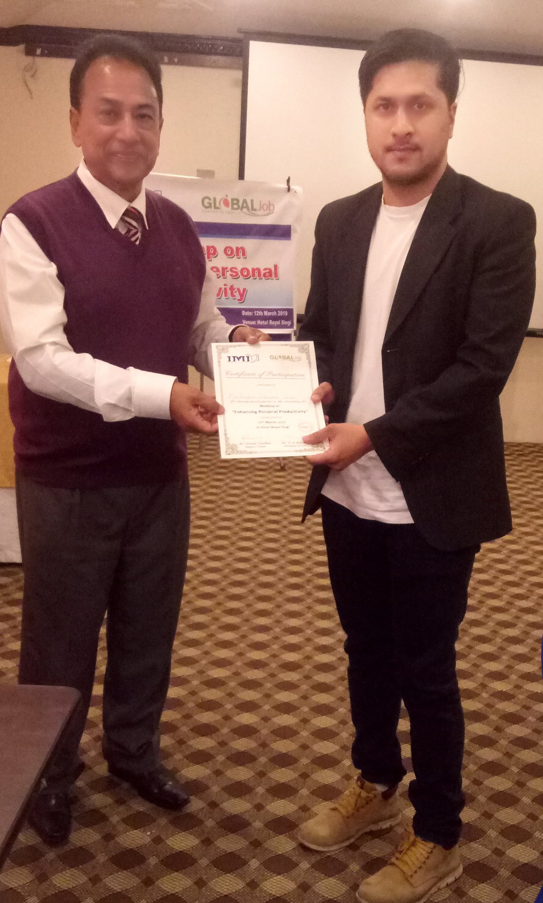 Workshop on "Enhancing Personal Productivity"