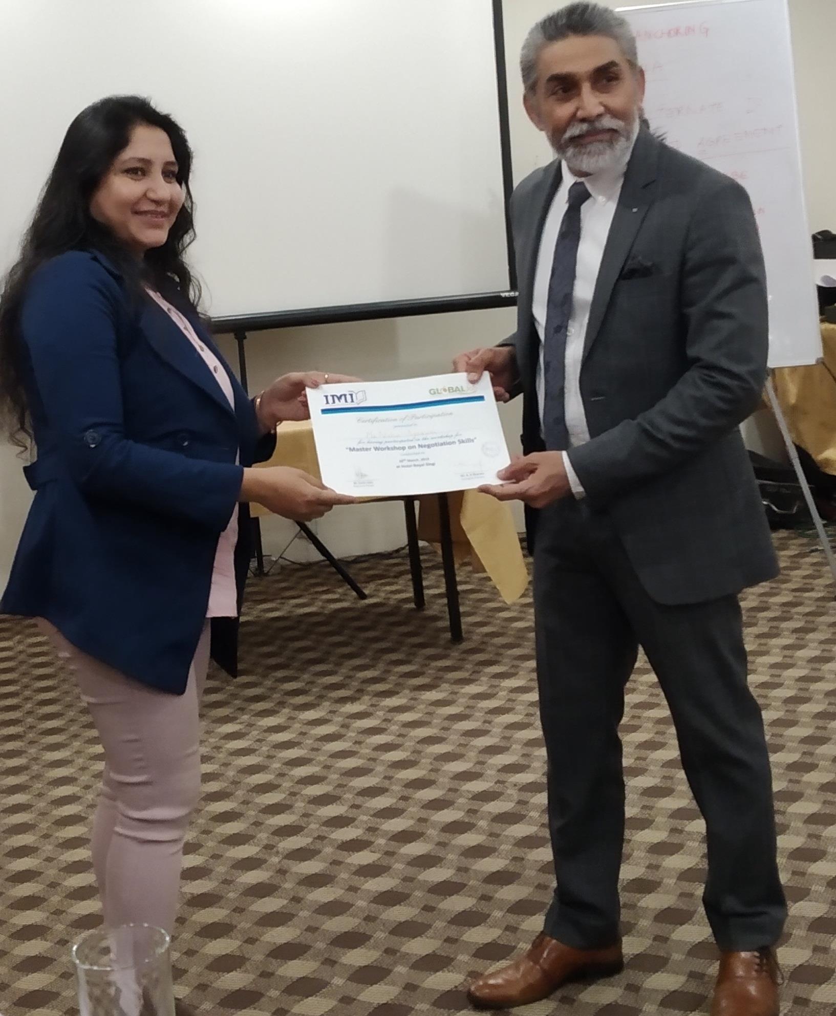 Master Workshop on “Negotiation Skills”