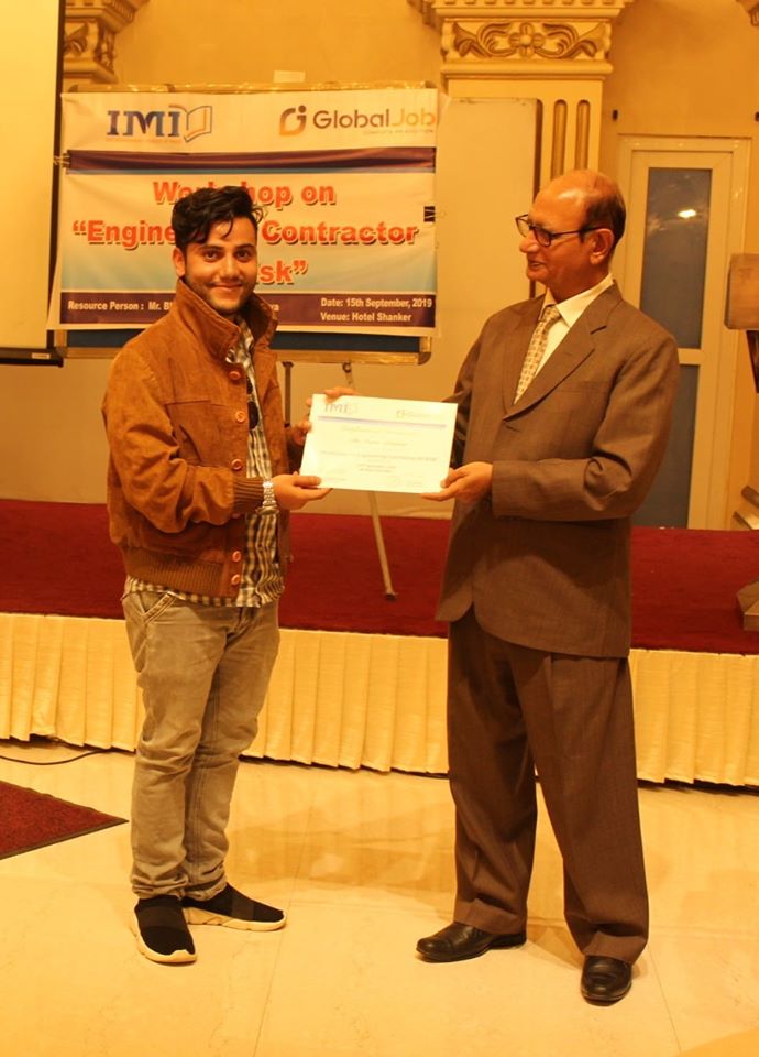 Workshop on Engineering Contract All risk